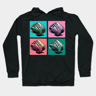 Pop Clam Sponge Art - Cool Underwater Hoodie